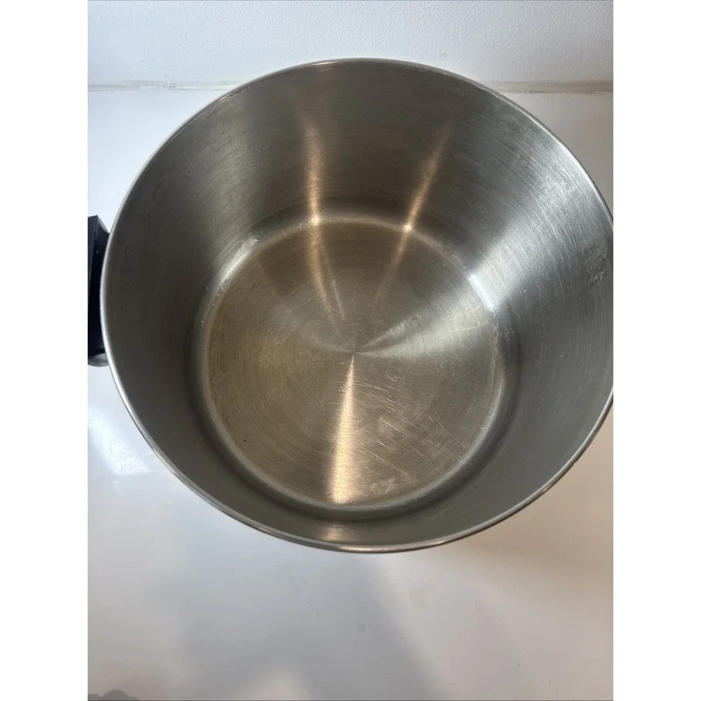 Revere Ware 1801 Vintage 8 Quart Tri-Ply Stock Pot & Lid 88-A Stainless USA made